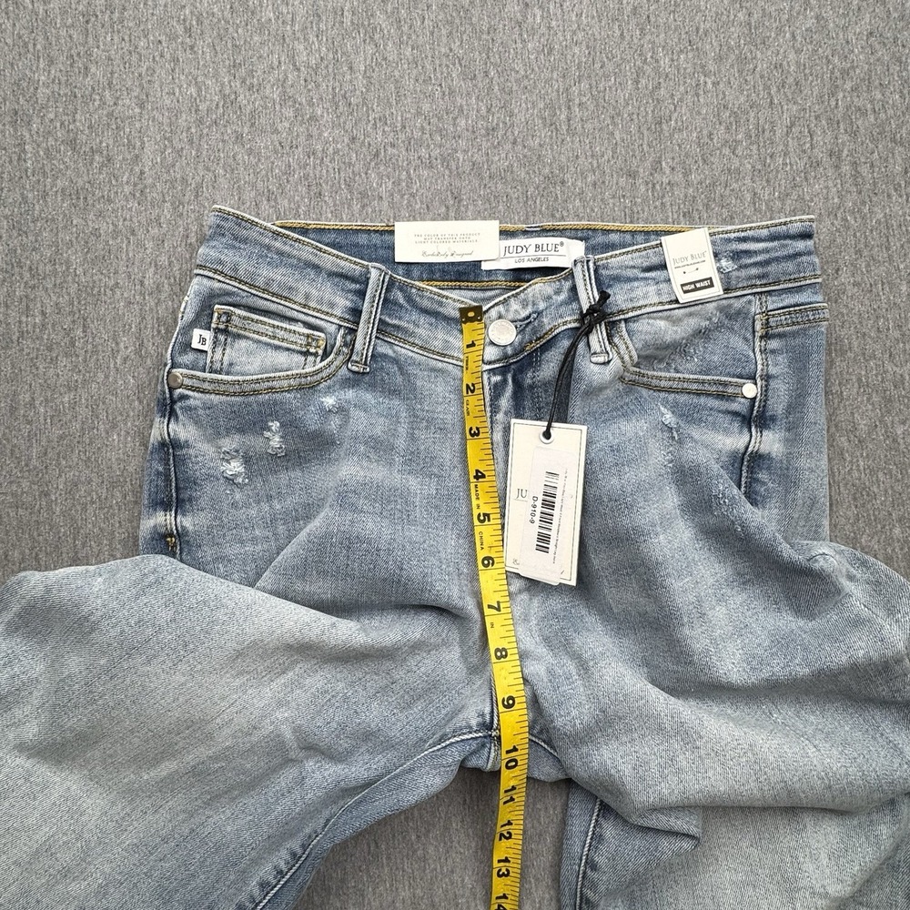 Judy Blue Light Wash Wide Leg Jeans - Picture 5 of 16